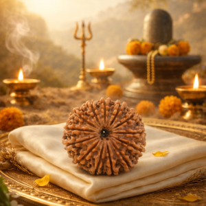 energized 15 mukhi rudraksha for emotional healing and prosperity