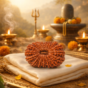 sacred 20 mukhi rudraksha attaining the wisdom of lord brahma