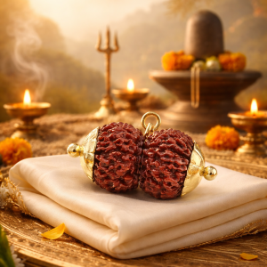 natural ganesh rudraksha for wisdom, success, and protection
